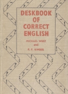 Michael West, P.F. Kimber: Deskbook of correct English